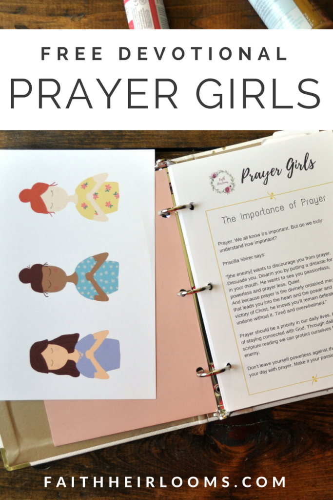 free devo prayer girls
