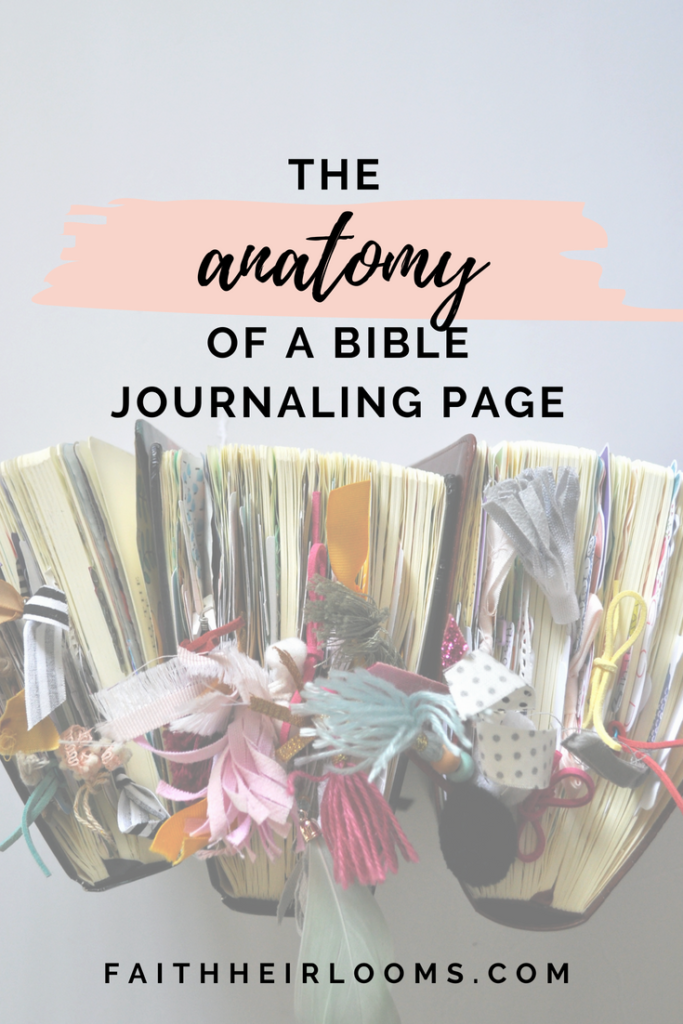 anatomy of bible journaling page